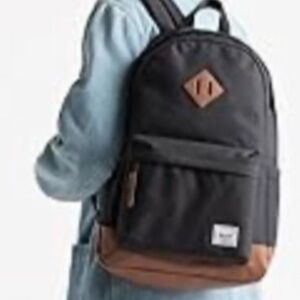 Herschel Supply Company Stylish Black and Brown Backpack